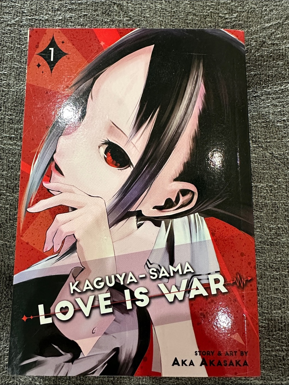 Kaguya-Sama: Love Is War Volume 1 Manga - Red Cover